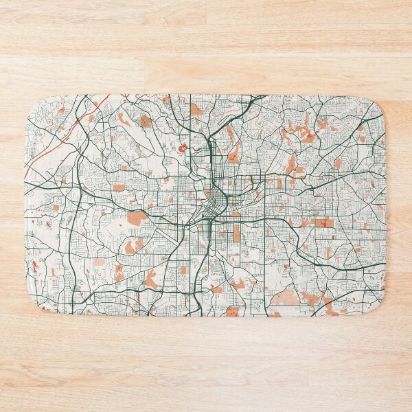 Item preview, Atlanta City Map of Georgia, USA - Bohemian designed and sold by deMAP.