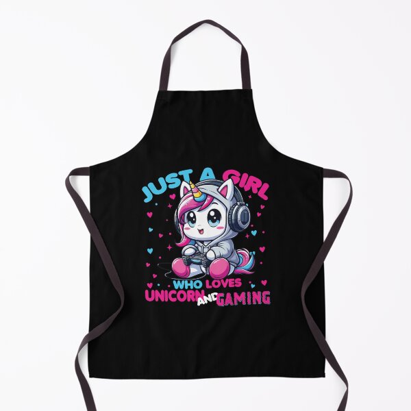 Item preview, Just A Girl Who Loves Unicorns And Gaming designed and sold by CJC Designs.