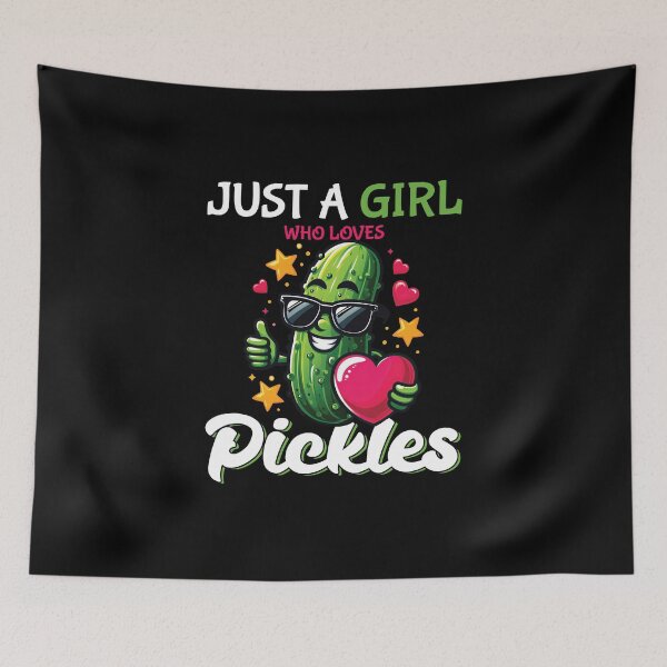 Item preview, Just A Girl Who Loves Pickles designed and sold by CJC Designs.