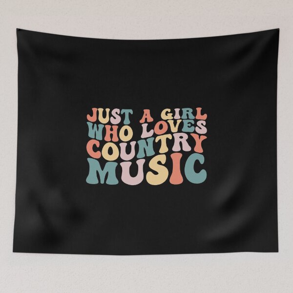 Item preview, Just a Girl Who Loves Country Music designed and sold by CJC Designs.