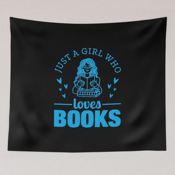 Item preview, Just A Girl Who Loves Books designed and sold by CJC Designs.