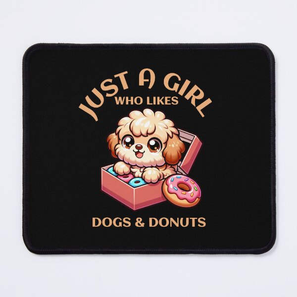 Item preview, Just A Girl Who Likes Dogs And Donuts designed and sold by CJC Designs.