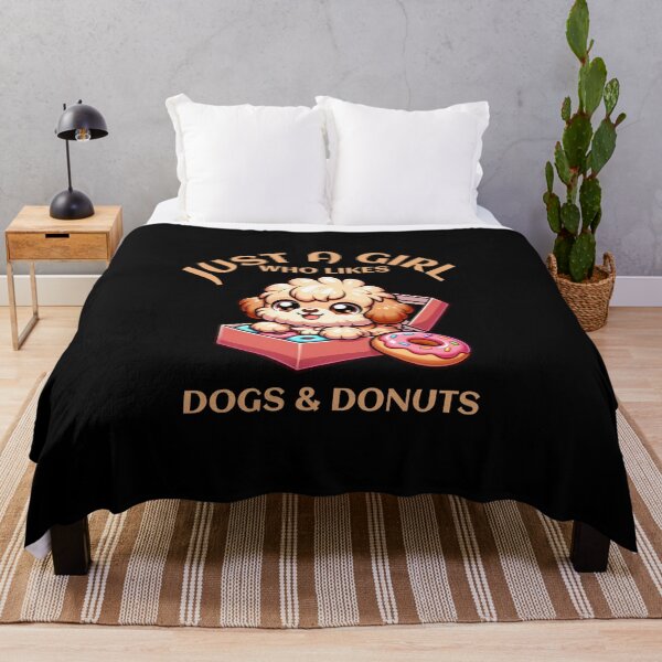Item preview, Just A Girl Who Likes Dogs And Donuts designed and sold by CJC Designs.