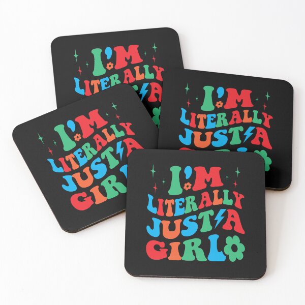 Item preview, Im Literally Just a Girl Vibrant Statement Design designed and sold by CJC Designs.