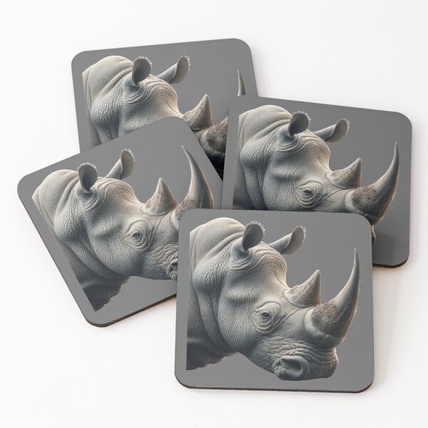 Item preview, RHINOCEROS HEAD (#666666) designed and sold by Marlon Oseguera.