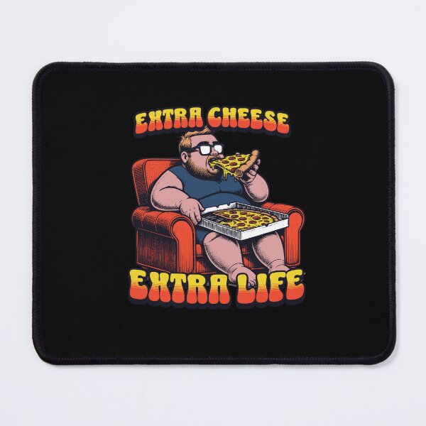 Item preview, Enjoy Extra Cheese Extra Life designed and sold by CJC Designs.