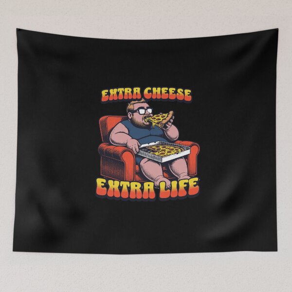 Item preview, Enjoy Extra Cheese Extra Life designed and sold by CJC Designs.