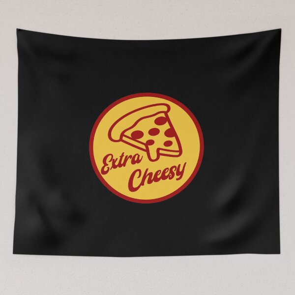 Item preview, Funny Pizza Slice Extra Cheesy Graphic designed and sold by CJC Designs.
