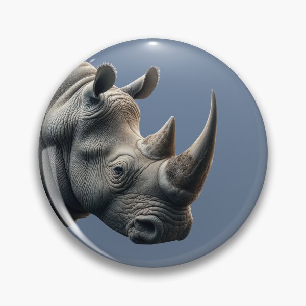 Item preview, RHINOCEROS HEAD (#6B809B) designed and sold by Marlon Oseguera.