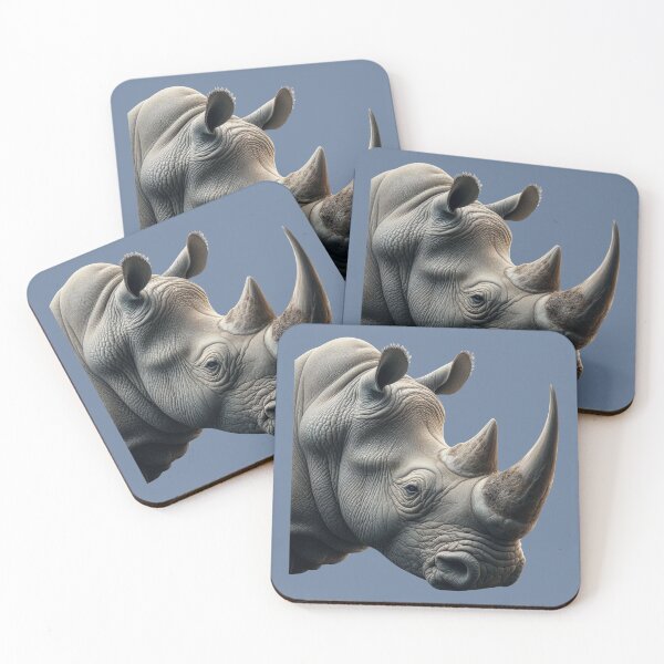 Item preview, RHINOCEROS HEAD (#6B809B) designed and sold by Marlon Oseguera.