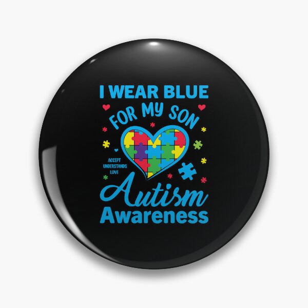 Item preview, I Wear Blue For My Son Autism Awareness designed and sold by CJC Designs.