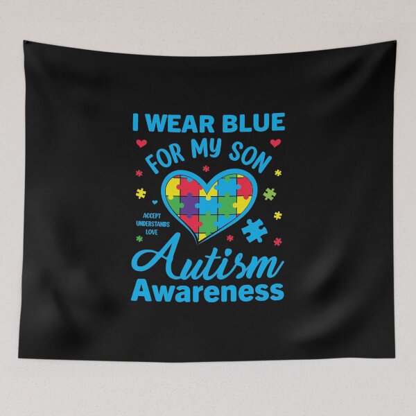 Item preview, I Wear Blue For My Son Autism Awareness designed and sold by CJC Designs.