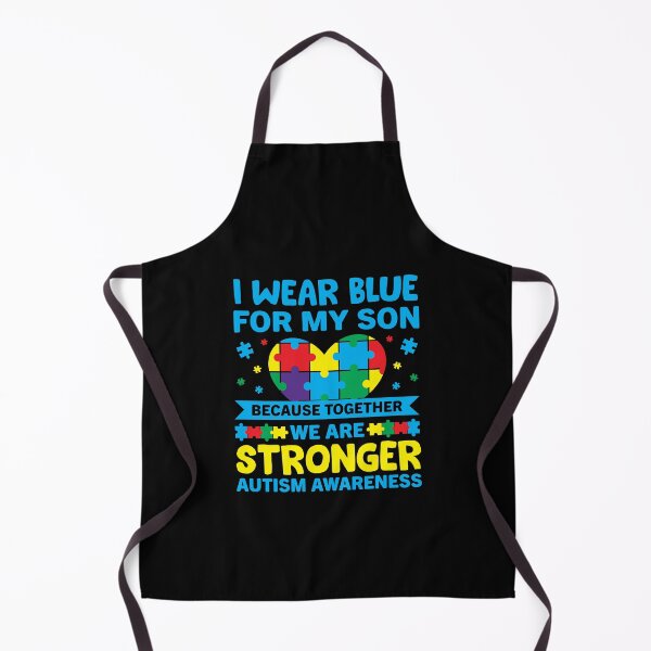 Item preview, I Wear Blue For My Son Stronger Together Autism Awareness designed and sold by CJC Designs.
