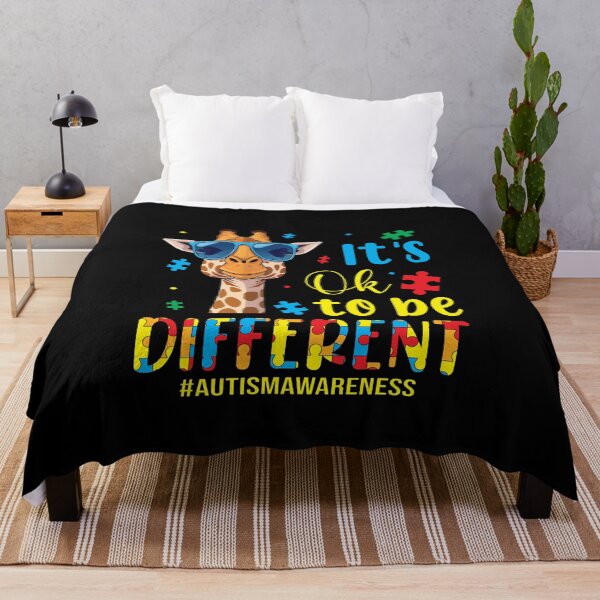Item preview, It's Okay To Be Different Autism Awareness Giraffe Theme designed and sold by CJC Designs.