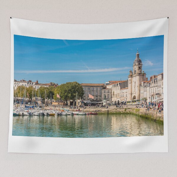 Item preview, Promenade in the old port of La Rochelle France designed and sold by dvoevnore.