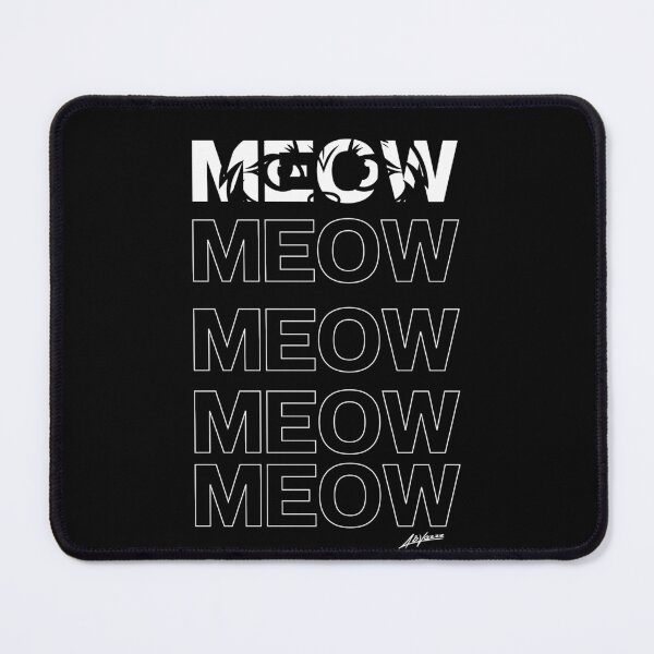 Item preview, MEOW Typography – for cat lovers designed and sold by Abvazzz.