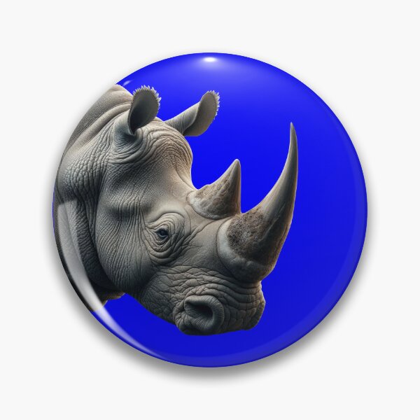 Item preview, RHINOCEROS HEAD (#0000FF) designed and sold by Marlon Oseguera.