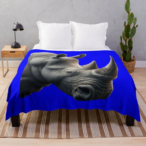 Item preview, RHINOCEROS HEAD (#0000FF) designed and sold by Marlon Oseguera.