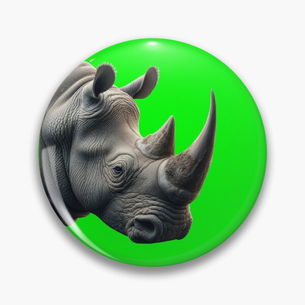 Item preview, RHINOCEROS HEAD (#00FF00) designed and sold by Marlon Oseguera.