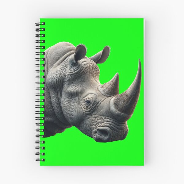 Item preview, RHINOCEROS HEAD (#00FF00) designed and sold by Marlon Oseguera.