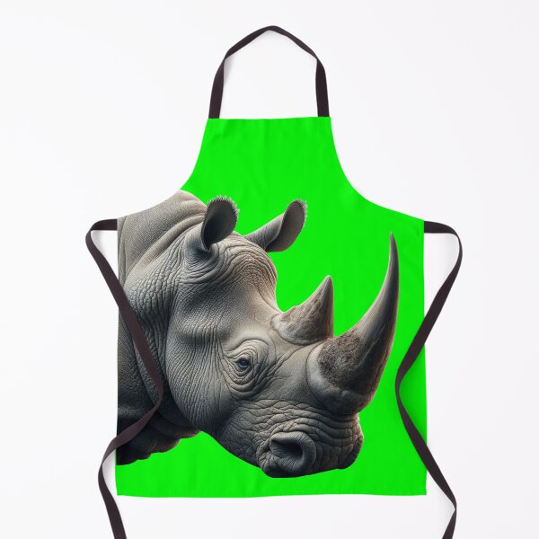 Item preview, RHINOCEROS HEAD (#00FF00) designed and sold by Marlon Oseguera.