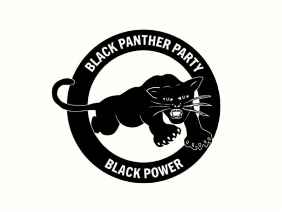 Transparent Black Panther Party Logo