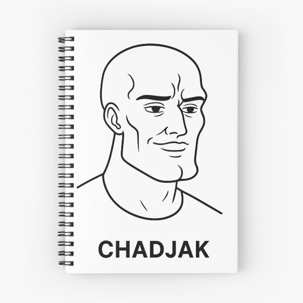 Item preview, Chadjak – Meme Mashup of Wojak Meets Chad designed and sold by Sventek.