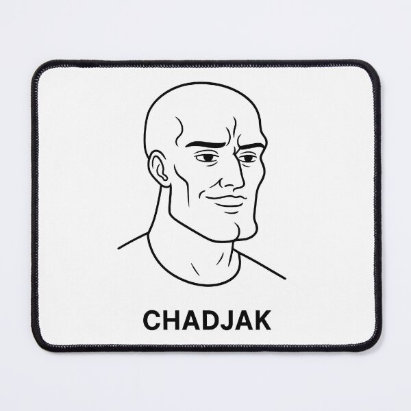 Item preview, Chadjak – Meme Mashup of Wojak Meets Chad designed and sold by Sventek.