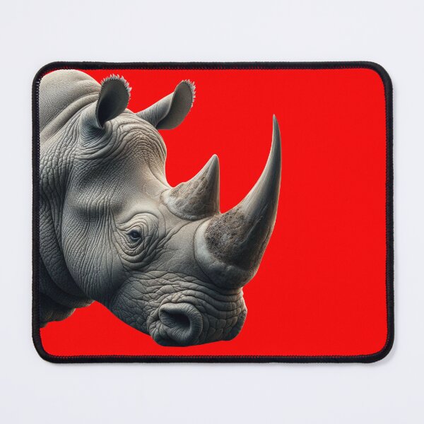 Item preview, RHINOCEROS HEAD (#FF0000) designed and sold by Marlon Oseguera.