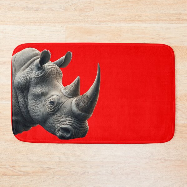 Item preview, RHINOCEROS HEAD (#FF0000) designed and sold by Marlon Oseguera.