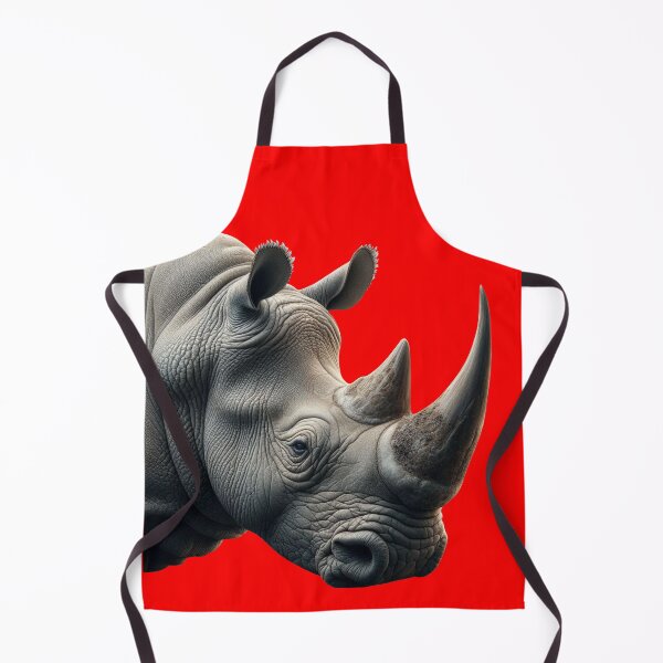 Item preview, RHINOCEROS HEAD (#FF0000) designed and sold by Marlon Oseguera.