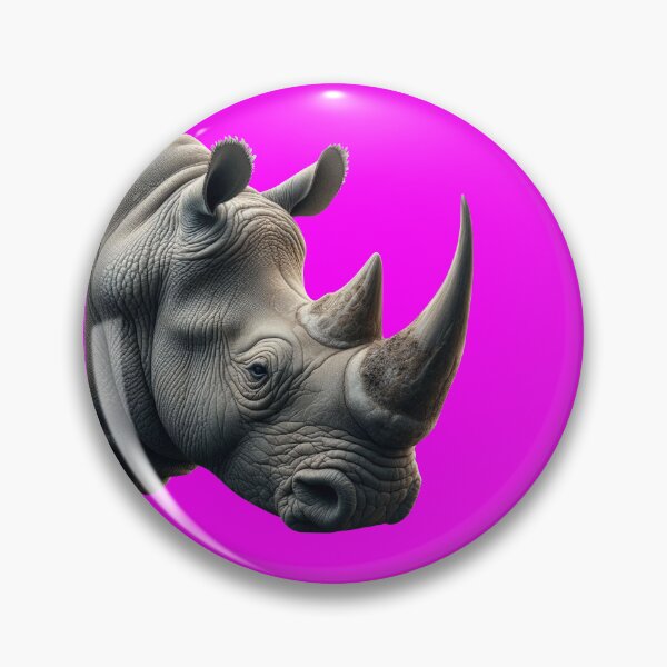 Item preview, RHINOCEROS HEAD (#FF00FF) designed and sold by Marlon Oseguera.