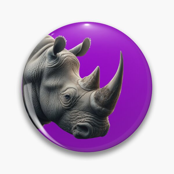 Item preview, RHINOCEROS HEAD (#9900CC) designed and sold by Marlon Oseguera.