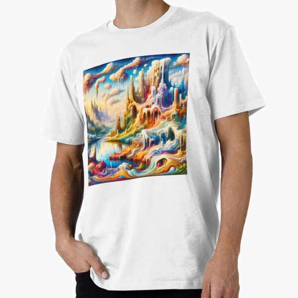 Item preview, Colorful Drippy City Fantasy designed and sold by LemonheadLaurasArt.