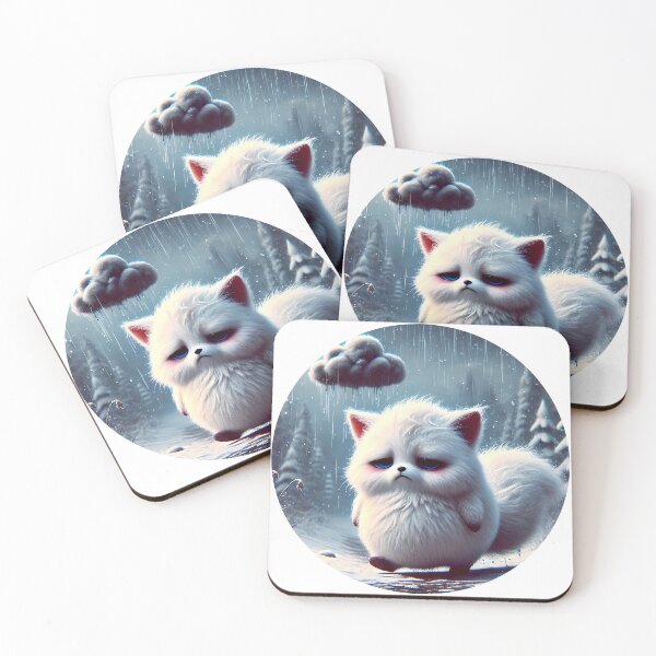 Item preview, Sad Arctic Fox in the Freezing Rain designed and sold by Astralia.
