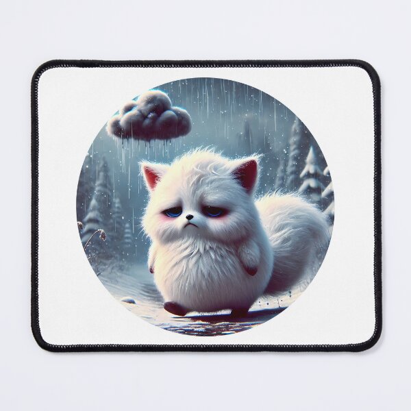 Item preview, Sad Arctic Fox in the Freezing Rain designed and sold by Astralia.