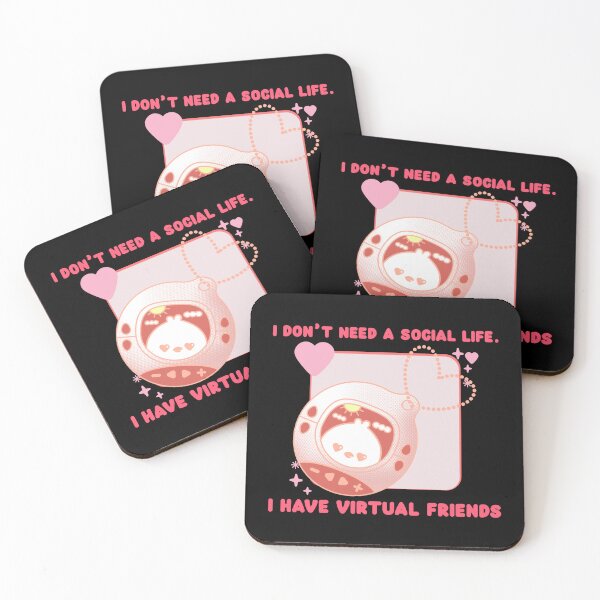Item preview, I don’t need a social life. I have virtual friends. gaming designed and sold by GraphicallyInklined.