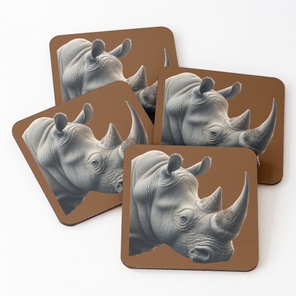 Item preview, RHINOCEROS HEAD (#6B360E) designed and sold by Marlon Oseguera.