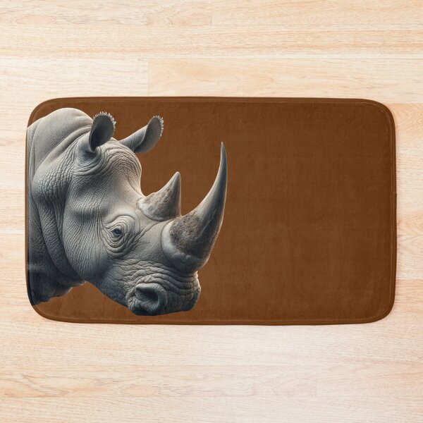 Item preview, RHINOCEROS HEAD (#6B360E) designed and sold by Marlon Oseguera.