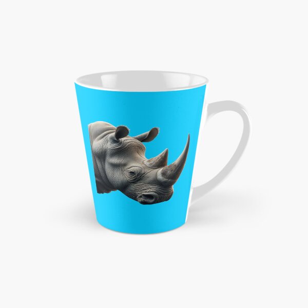 Item preview, RHINOCEROS HEAD (#00CCFF) designed and sold by Marlon Oseguera.