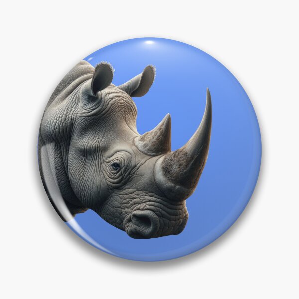 Item preview, RHINOCEROS HEAD (#6699FF) designed and sold by Marlon Oseguera.