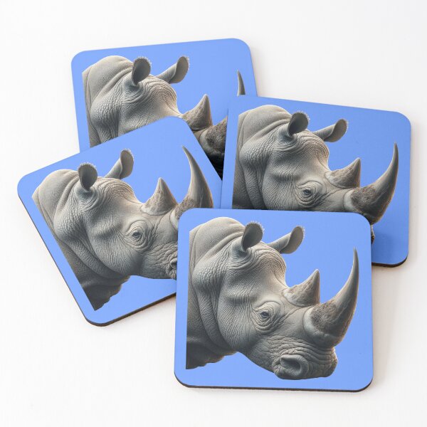 Item preview, RHINOCEROS HEAD (#6699FF) designed and sold by Marlon Oseguera.