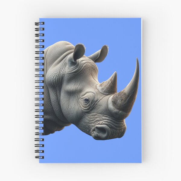 Item preview, RHINOCEROS HEAD (#6699FF) designed and sold by Marlon Oseguera.