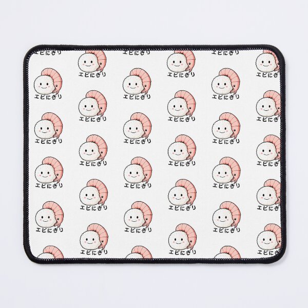 Item preview, Ebi Nigiri Sushi Cute Shrimp Nigiri Japanese Food Illustration designed and sold by SaavedraDesign.