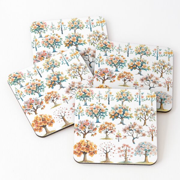 Item preview, Bright Blooming Flower Tree Clipart – High-Quality JPEG for Craft Projects" designed and sold by STmez Design.