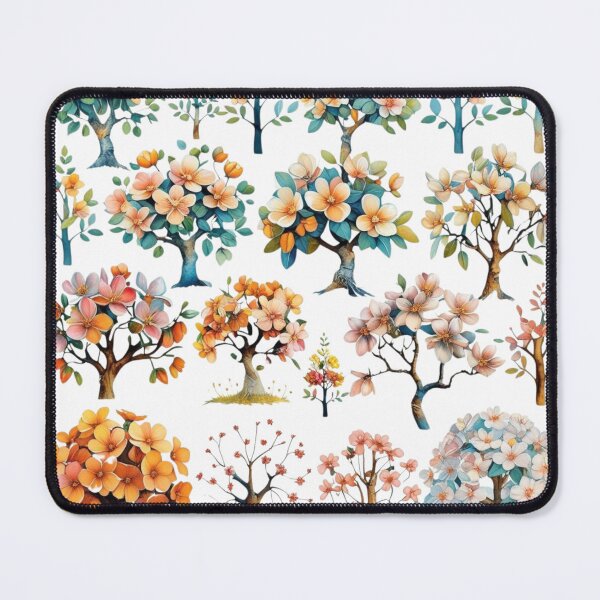 Item preview, Bright Blooming Flower Tree Clipart – High-Quality JPEG for Craft Projects" designed and sold by STmez Design.