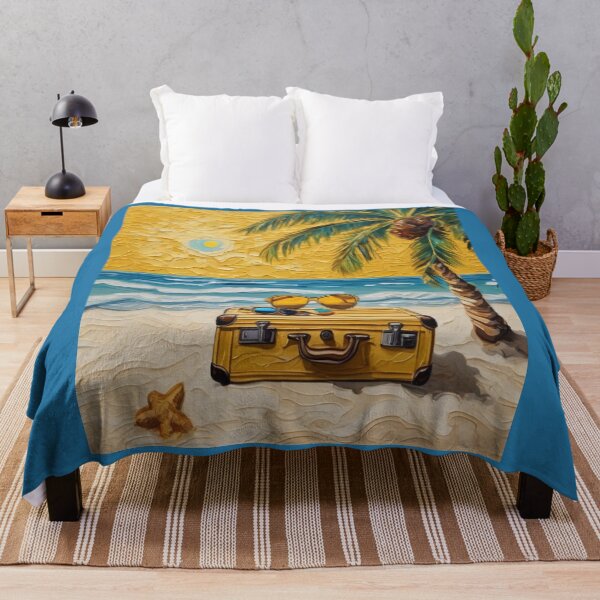 Item preview, "Golden Escape: Serenity at the Beach" designed and sold by Artisticanvas.