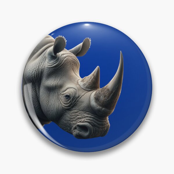 Item preview, RHINOCEROS HEAD (#003399) designed and sold by Marlon Oseguera.