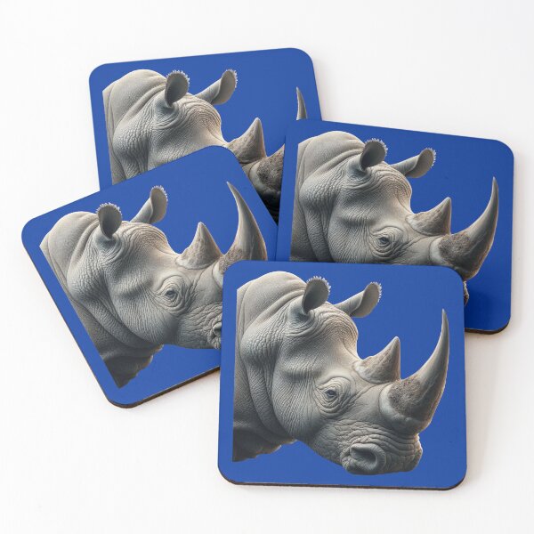 Item preview, RHINOCEROS HEAD (#003399) designed and sold by Marlon Oseguera.