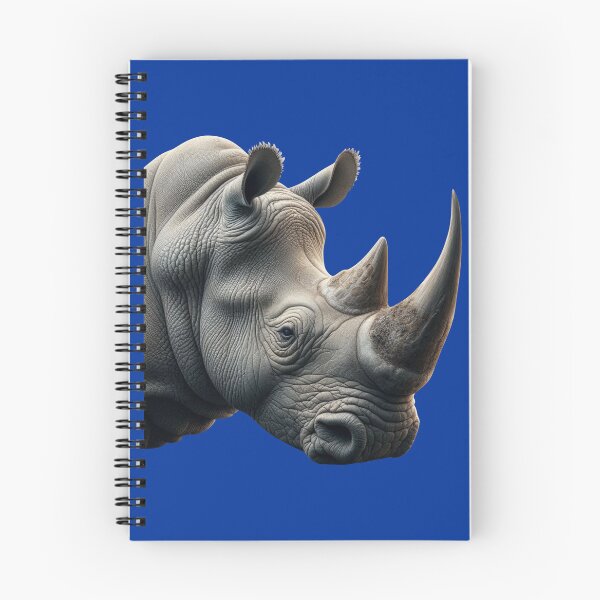 Item preview, RHINOCEROS HEAD (#003399) designed and sold by Marlon Oseguera.